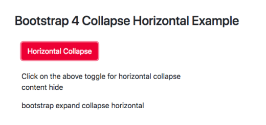 Bootstrap Collapse | Tutorialmines