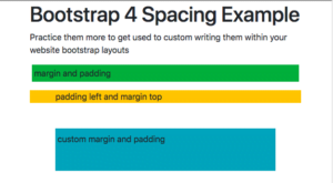 bootstrap spacing