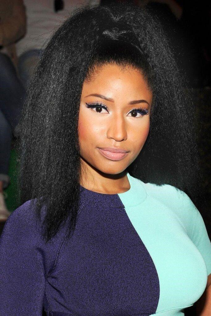 Nicki Minaj Looks Stunning With The Ikhanic Straight Hair Wig